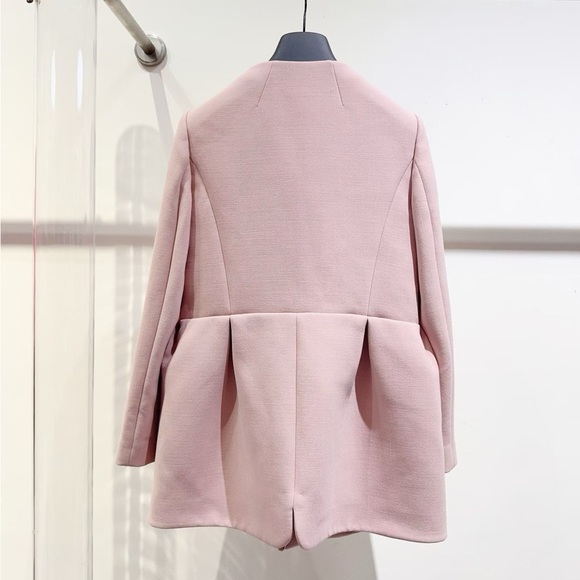 🚩steal authentic Miu Miu Soft Pink Bow-Detail Cape - Picture 2 of 5